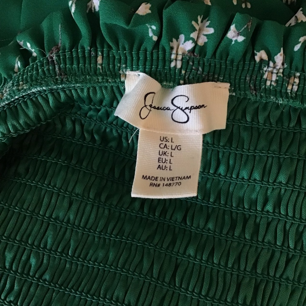 Jessica simpson ‎ green floral dress - Picture 5 of 6